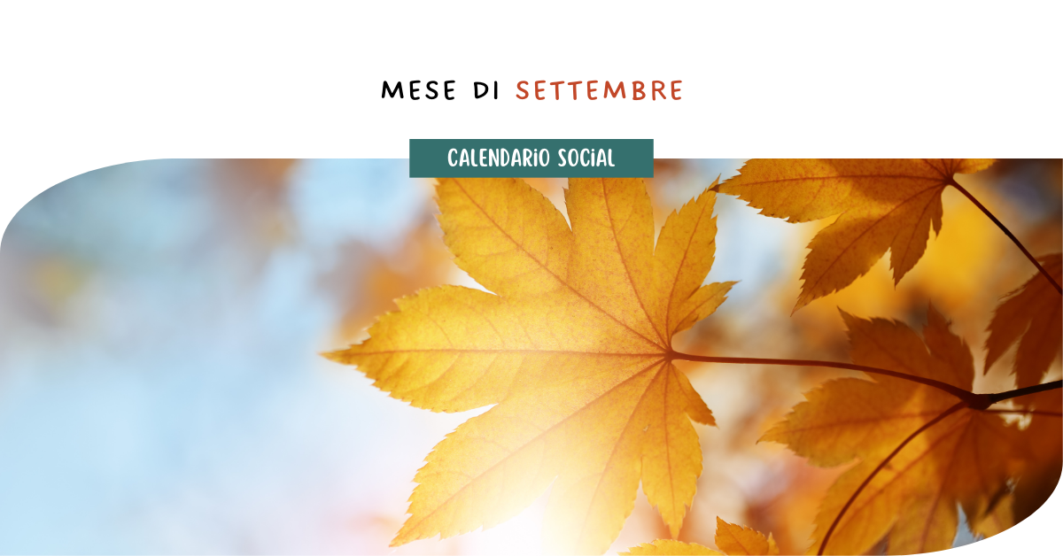 Calendario Social Settembre