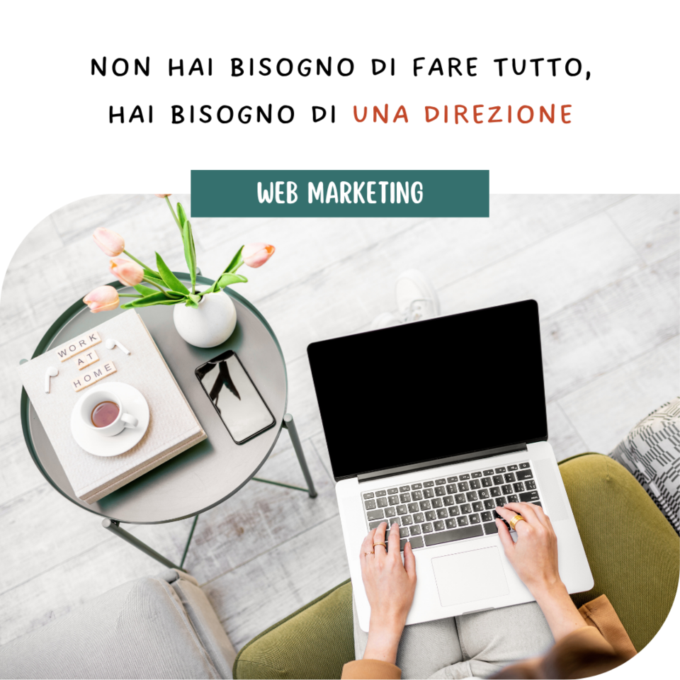 Non hai bisogno di fare tutto, hai bisogno di una direzione