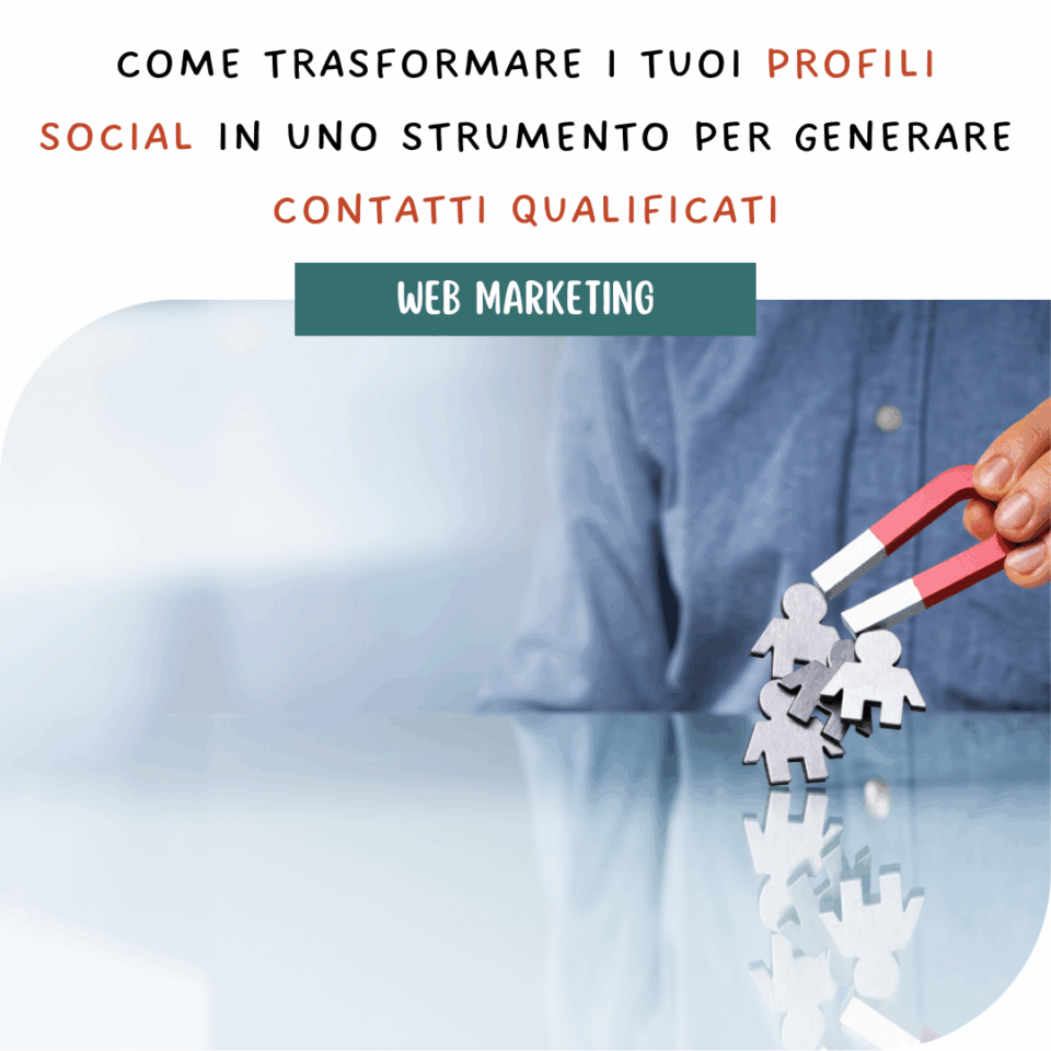 Come trasformare i tuoi profili social in uno strumento per generare contatti qualificati