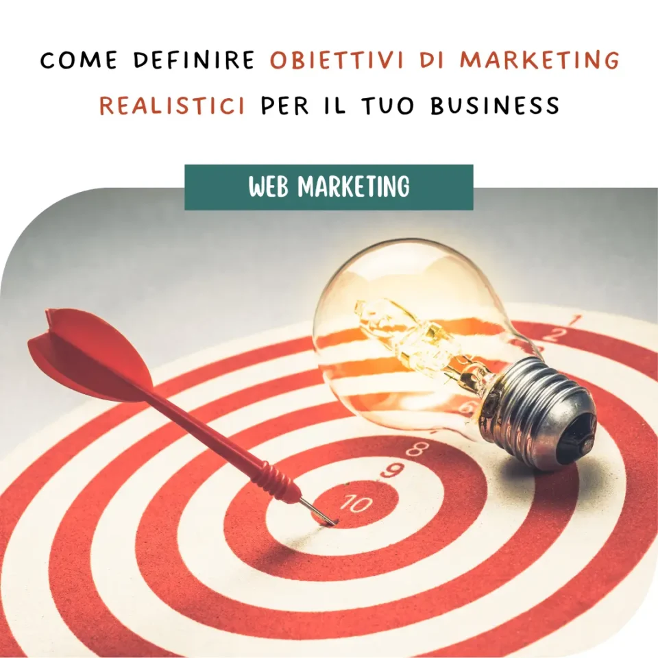 Come definire obiettivi di marketing realistici per il tuo business