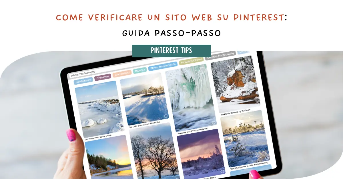 Come verificare un sito web su Pinterest: guida passo passo