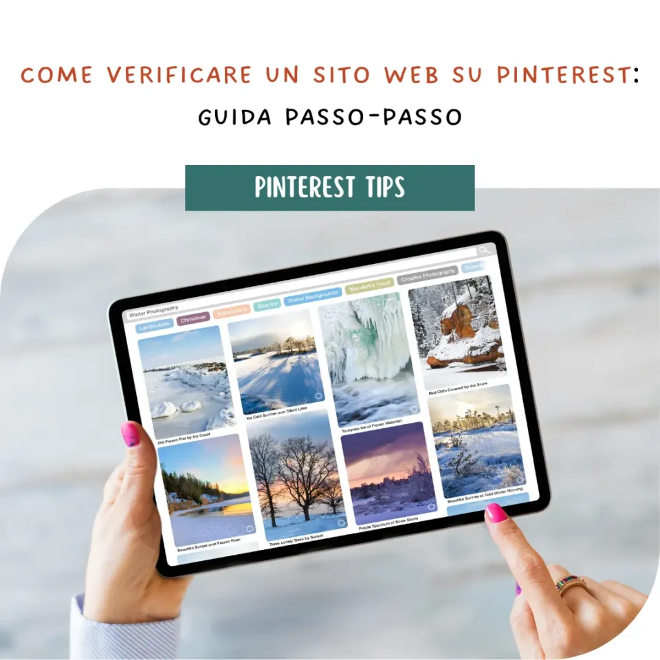 Come verificare un sito web su Pinterest: guida passo passo